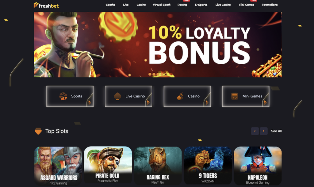 freshbet bitcoin casino