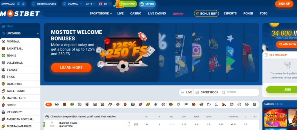 Mostbet Casino no deposit bonus with instant withdrawal