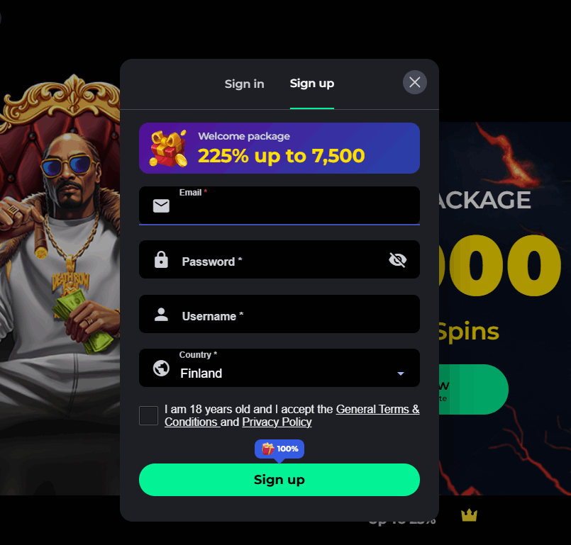 Bets24.io Crypto Casino Account
