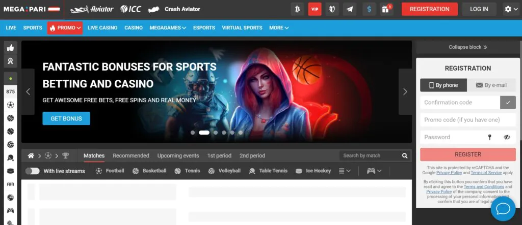 MegaPari Crypto Casino