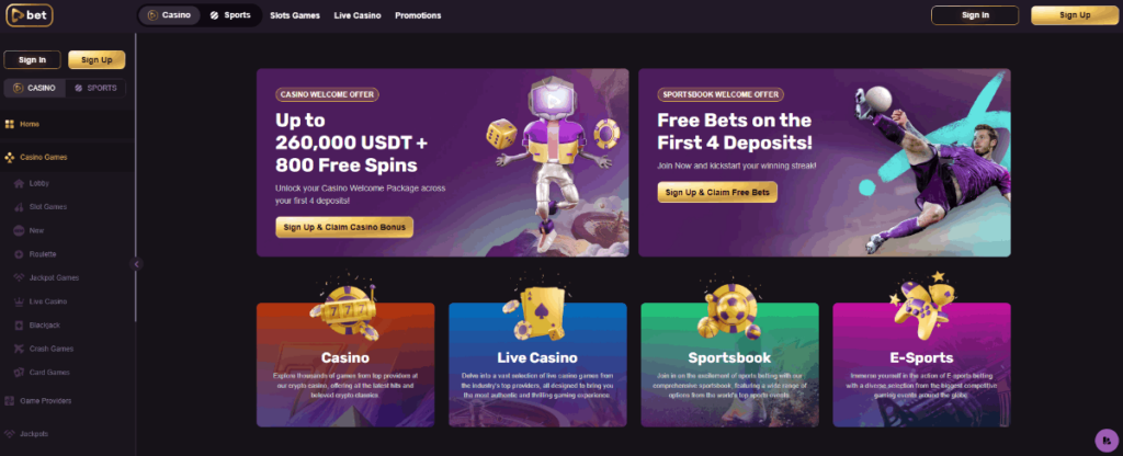 Playbet.io kripto kumarhane
